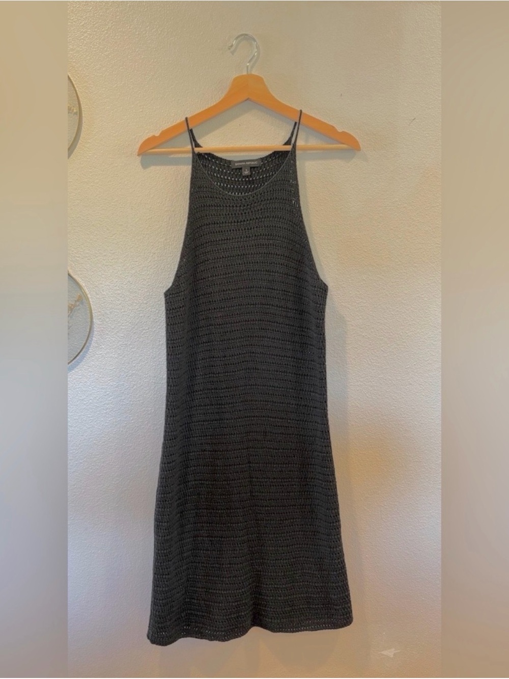 5/$20 Banana Republic Black Crochet Swim Coverup Dress